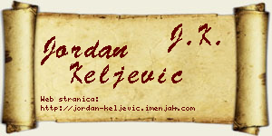 Jordan Keljević vizit kartica